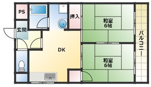 サニーハイツ金田の物件間取画像